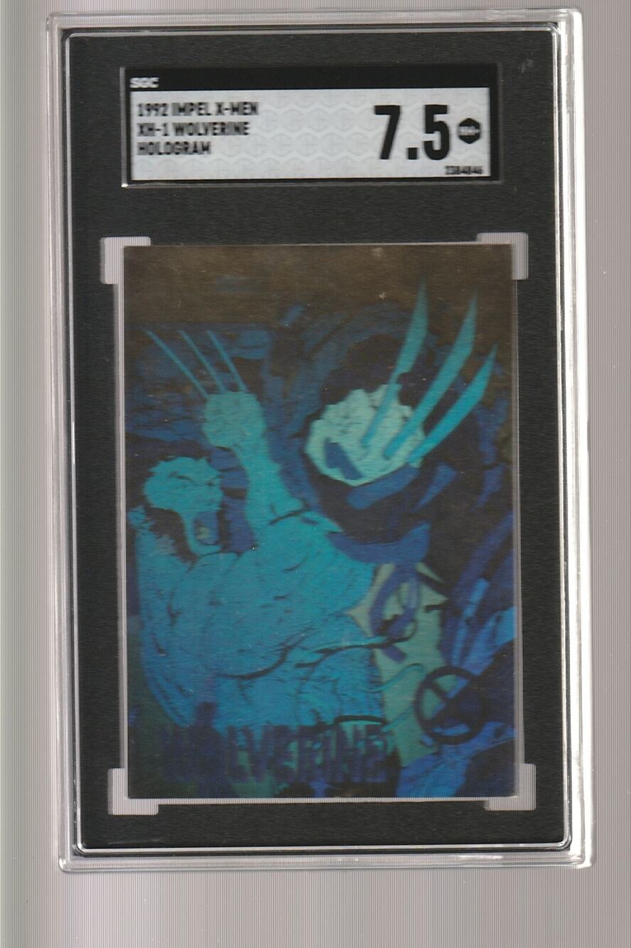 Marvel Uncanny X-Men 1992 Wolverine Hologram XH-1 XH1 SGC 7.5